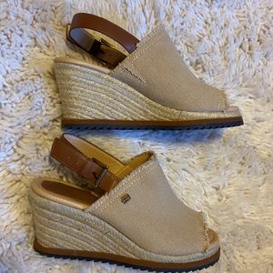 Tommy Hilfiger Canvas/Sandal Wedges